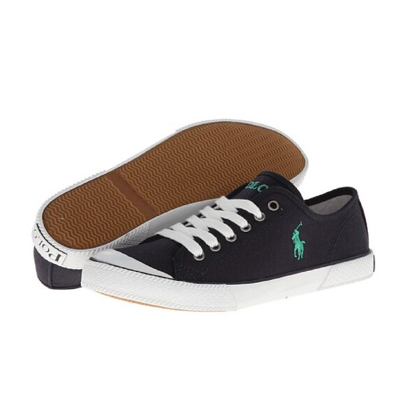 Polo Ralph Lauren Chaz Sneaker Grade School,Navy 5.5 - Picture 1 of 1